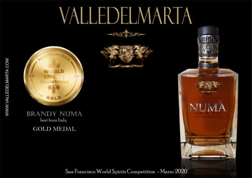 Italian Brandy "NUMA" 75 cl. - 42% abv - Image 2